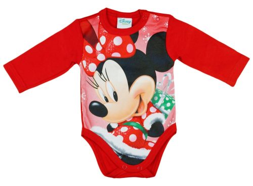 Disney Minnie Mikulás mintás hosszú ujjú kombidres