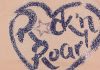 "Rock'n Roar" feliratos glitteres hosszú ujjú lányka póló