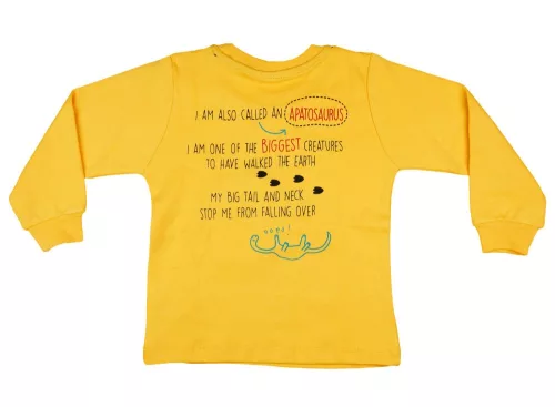 Fiú hosszú ujjú póló Brontoszaurusz (TUR)