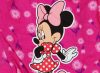 Disney Minnie lányka bélelt virágos kord kertészna