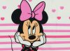Disney Minnie hosszú ujjú| elöl patentos lányka rugdalózó csíkos| szíves