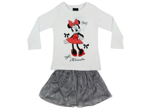 Disney Minnie 2 részes hosszú ujjú póló/szoknya sz