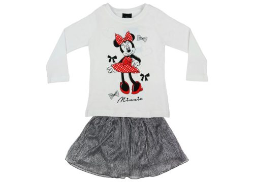 Disney Minnie 2 részes hosszú ujjú póló/szoknya sz
