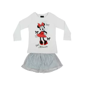 Disney Minnie 2 részes hosszú ujjú póló/szoknya sz