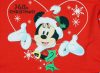 Disney Minnie hosszú ujjú ruha piros muszlinnal Ka