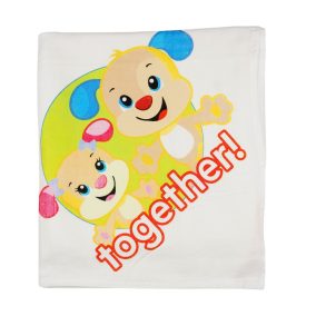   Fisher-Price mintás textil-tetra kifogó-törölköző 140x140