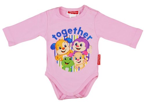 Fisher-Price hosszú ujjú kombidressz rózsaszín