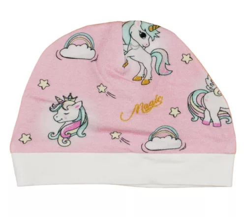 Unicorn Queen Unikornis lányka bébi 3 részes nadrág/body/sapka szett