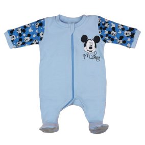 Disney Mickey hosszú ujjú| cipzáras rugdalózó
