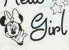 Disney Minnie mintás lányka hosszú ujjú kombidressz Hello Girl! fehér