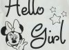 Disney Minnie 3 részes (sapka+nadrág+body) szett Hello Girl!