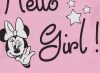 Disney Minnie "Hello Girl" rózsaszín 56-os 2 részes body,nadrág babaruha szett
