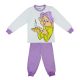 Disney lila-fehér kislány pamut pizsama