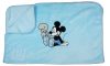 Disney Mickey világoskék wellsoft babatakaró