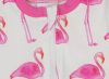 Flamingo mintas lányka cipzáras rugdalózó 56-os