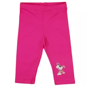 Unikornis lányka 3/4-es elasztikus pamut nadrág