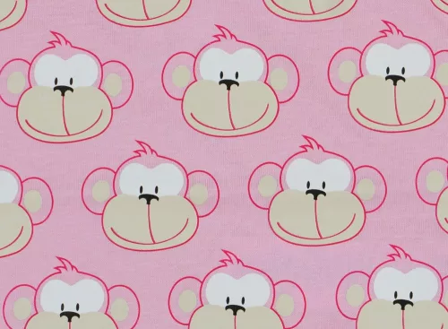 Monkey majom mintás lány baba napozó