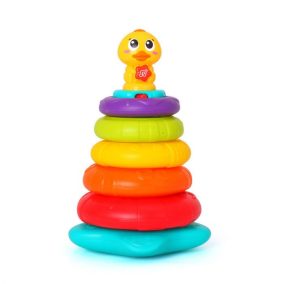   Apollo Hola színes Kacsa piramis rakosgató hanggal és fénnyel