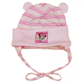 Disney Minnie bébi csíkos sapka