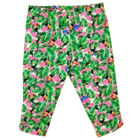 Tukán mintás húzott szárú lányka leggings