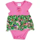 Tukán madár mintás baba body (kombidressz) pink