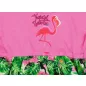 Tukán madár mintás baba body (kombidressz) pink