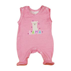 Láma mintás| pöttyös| kislány baba rugdalózó