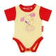 Fisher-Price Kutyushugi mintás baba body (kombidressz) sárga