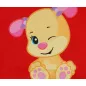   Fisher-Price rövid ujjú| vékony pamut nyári baba body piros