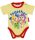 Fisher Price rövid ujjú baba body sárga