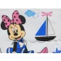   Disney Minnie csíkos tengerész stílusú baba body (kombidressz) fehér