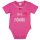 "Kis főnök" feliratos rövid ujjú baba body rózsaszín