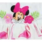 Disney Minnie flamingós rövid ujjú baba body fehér