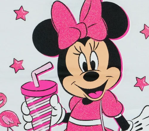 Disney Minnie csillámos rövid ujjú kislány póló