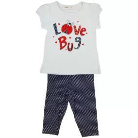 Kislány baba 2 részes póló-nadrág szett (TUR)