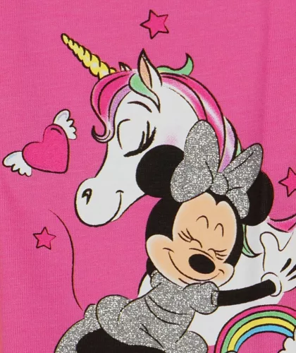 Disney Minnie csillámos| unikornisos kislány leggings