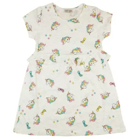 Unikornis mintás| fodros lány nyári ruha (TUR)