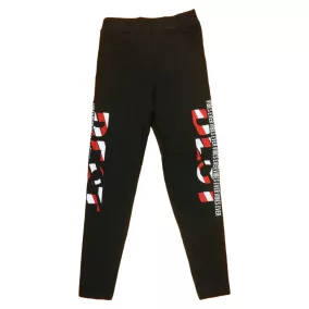 Lány hosszú leggings piros-fehér felirattal (TUR)