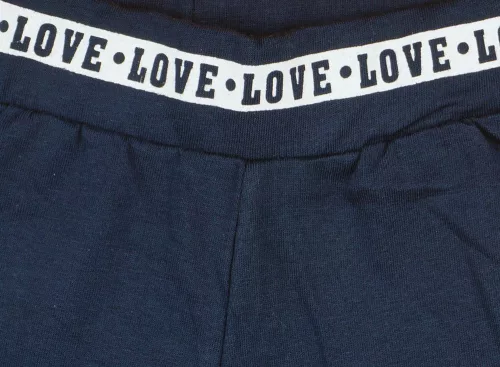 Lány hosszú leggings arany színű csíkkal (TUR)