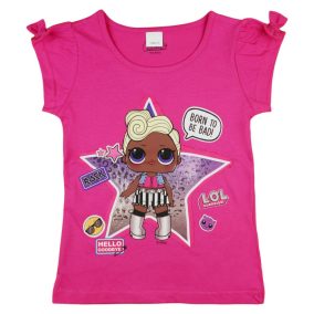 LOL pink| kislány rövid ujjú póló