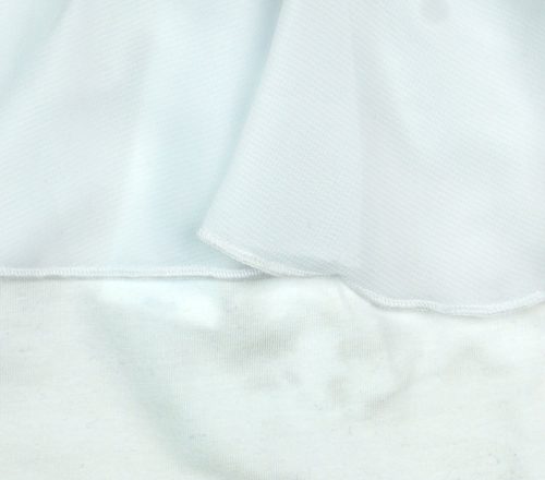 Alkalmi fehér ujjatlan muszlinos lányka felső