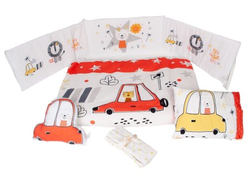Kisfiú 6 részes ágynemű garnitúra Autós (TUR)