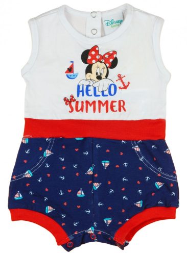 Disney Minnie "Hello summer" tengerész stílusú ujjatlan baba napozó