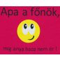 "Apa a főnök| míg anya haza nem ér!" feliratos rövid ujjú baba body pink