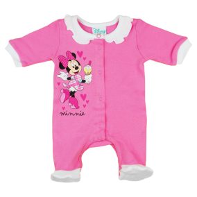   Disney Minnie fagyis pamut baba rugdalózó fodros gallérral