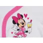 Disney Minnie rövid ujjú elöl patentos baba body fehér
