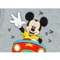 Mickey hosszú ujjú baba body szürke