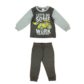 Markoló mintás kétrészes fiú pizsama