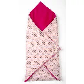 Színes pöttyös 2in1 pólya és takaró