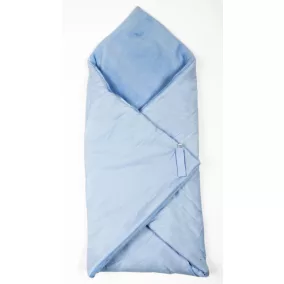 Kék pöttyös 2in1 pólya és takaró